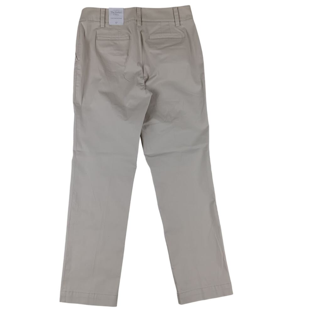 Talbots The Perfect Chino Pant Women's‎ 6P 30X28 Cream Dress Casual Straight Leg